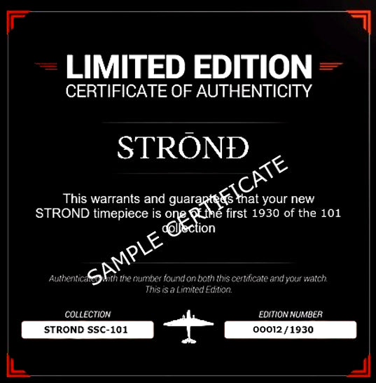 STROND SSC-101 24h GMT, All Black with Steel Bezel