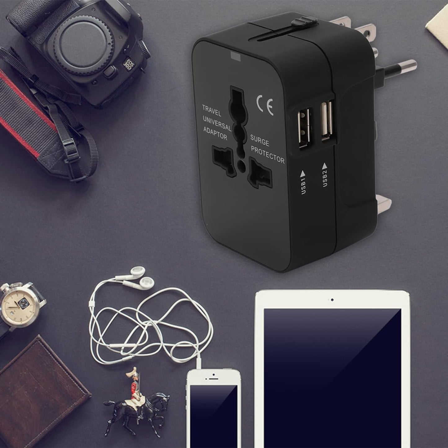 Travel Adapter – Worldwide All‑In‑One Universal Wall Charger