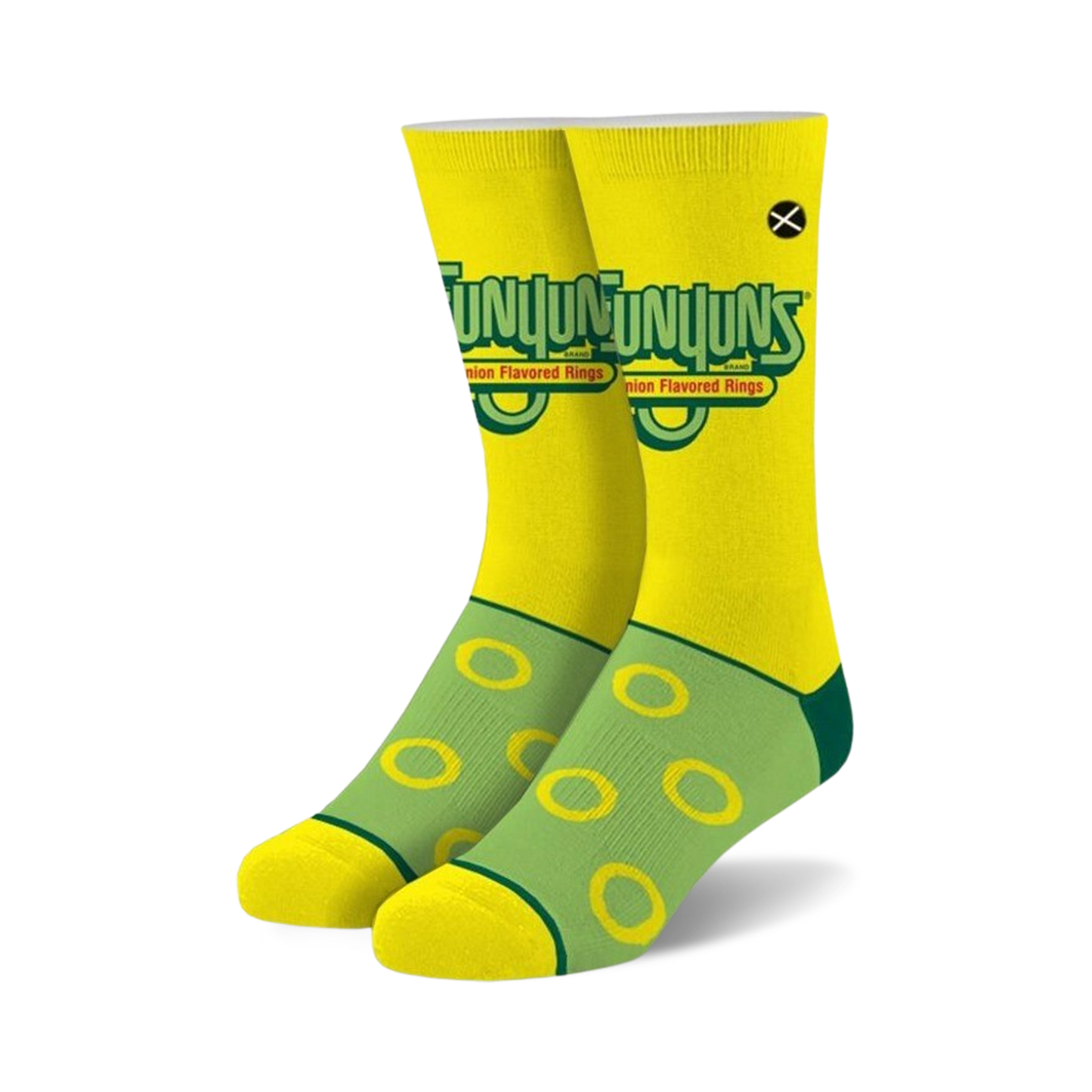 Funyuns Ring Around the Welt Crew Socks – Snack‑Inspired Novelty Socks