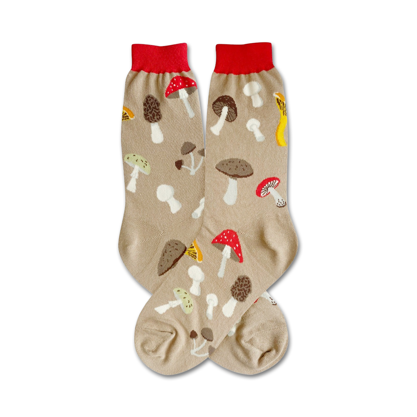 Mushroom Fungi Women’s Crew Socks – Whimsical Nature‑Inspired Fashion