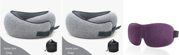 Travel Neck Pillow | Memory Foam U‑Shaped Cushion for Airplane & Nap