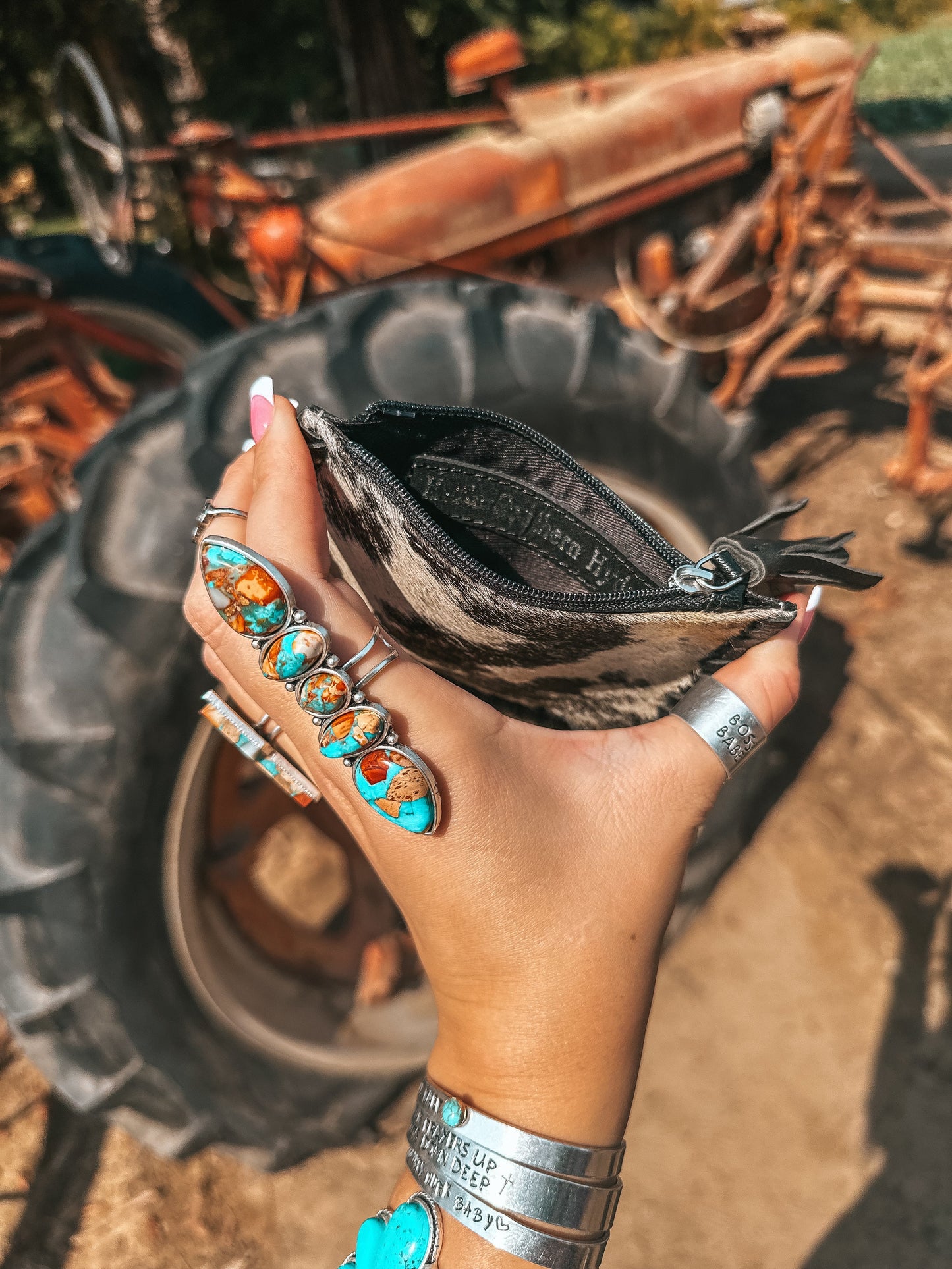 The Ryder Card Holder – Black Leather (Haute Southern Hyde by Beth Marie Exclusive)