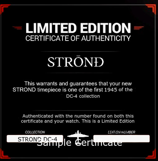 STROND DC-4 automatic blue Watch