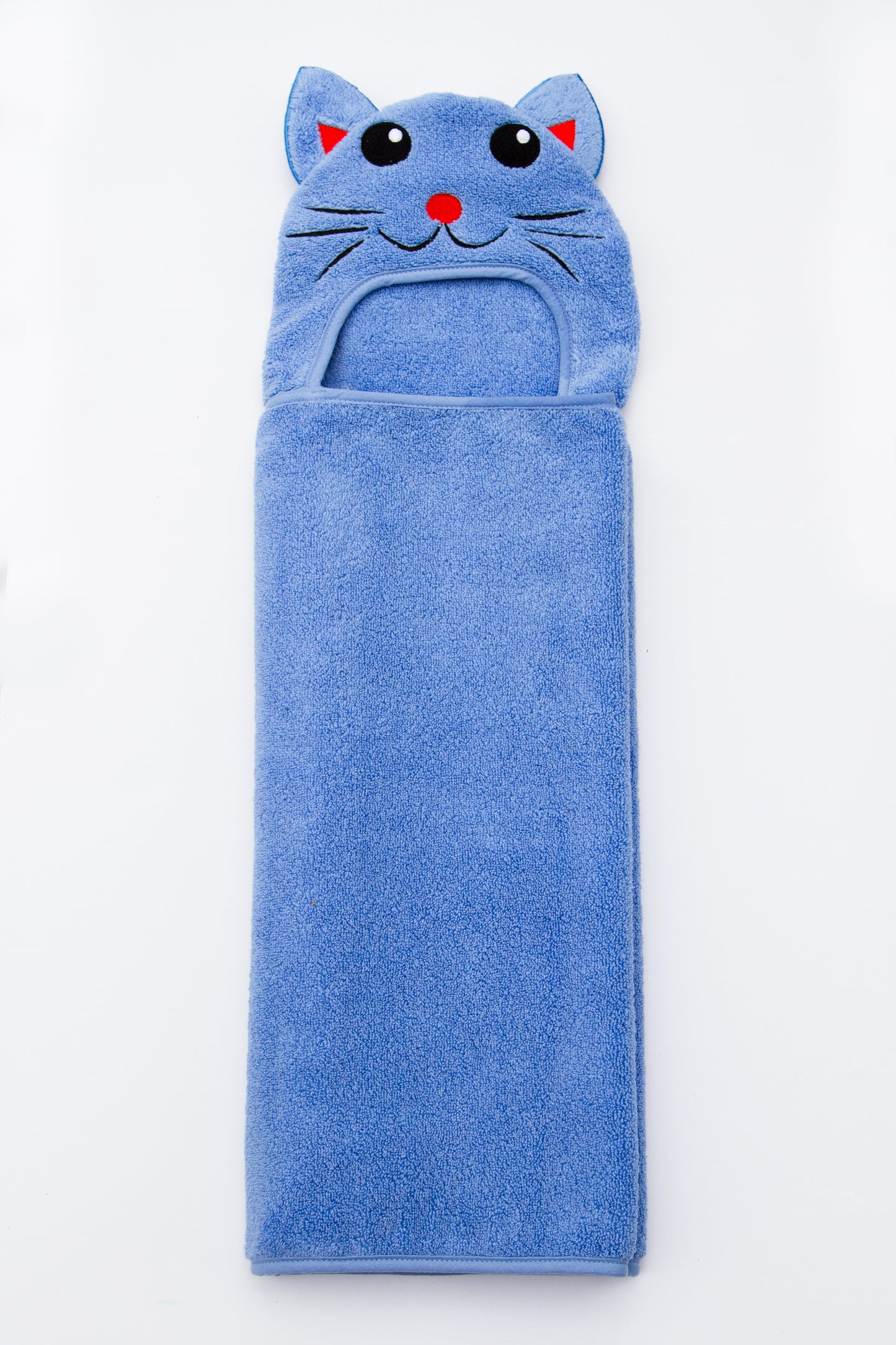 Cat Hooded Cotton Turkish Towel - Purr-fectly Soft for Little Ones: Kids