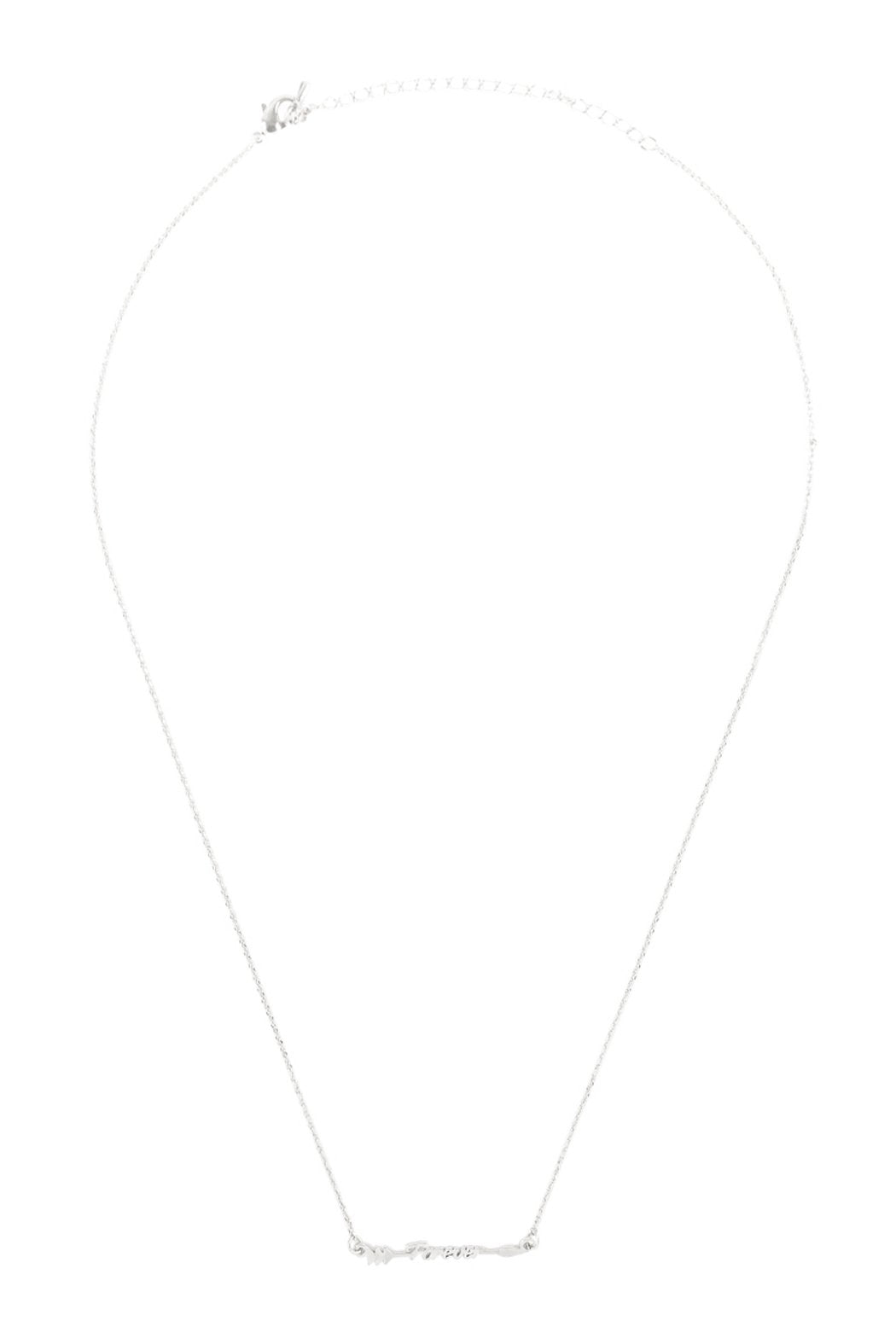 Arrow Letter Forever Pendant Necklace