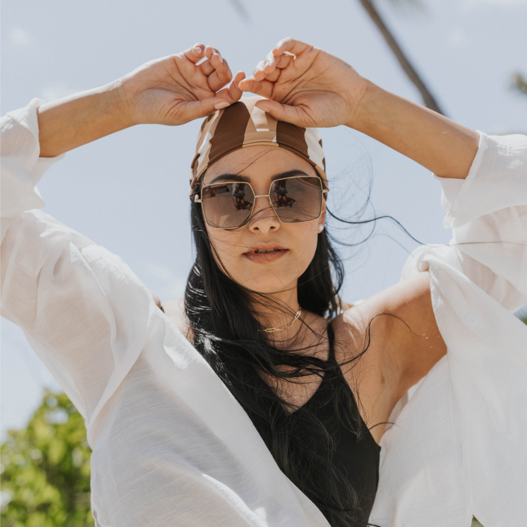 Lucie - Metal & Wood Sunglasses