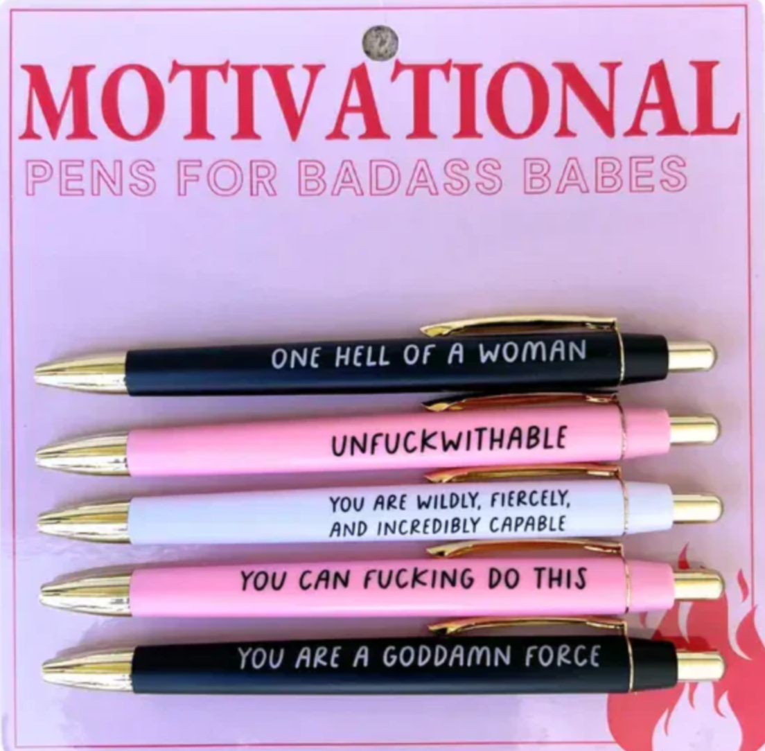 Motivational Pen Set For Badass Babes