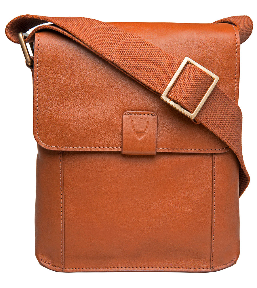 Aiden Small Leather Messenger Cross Body Bag