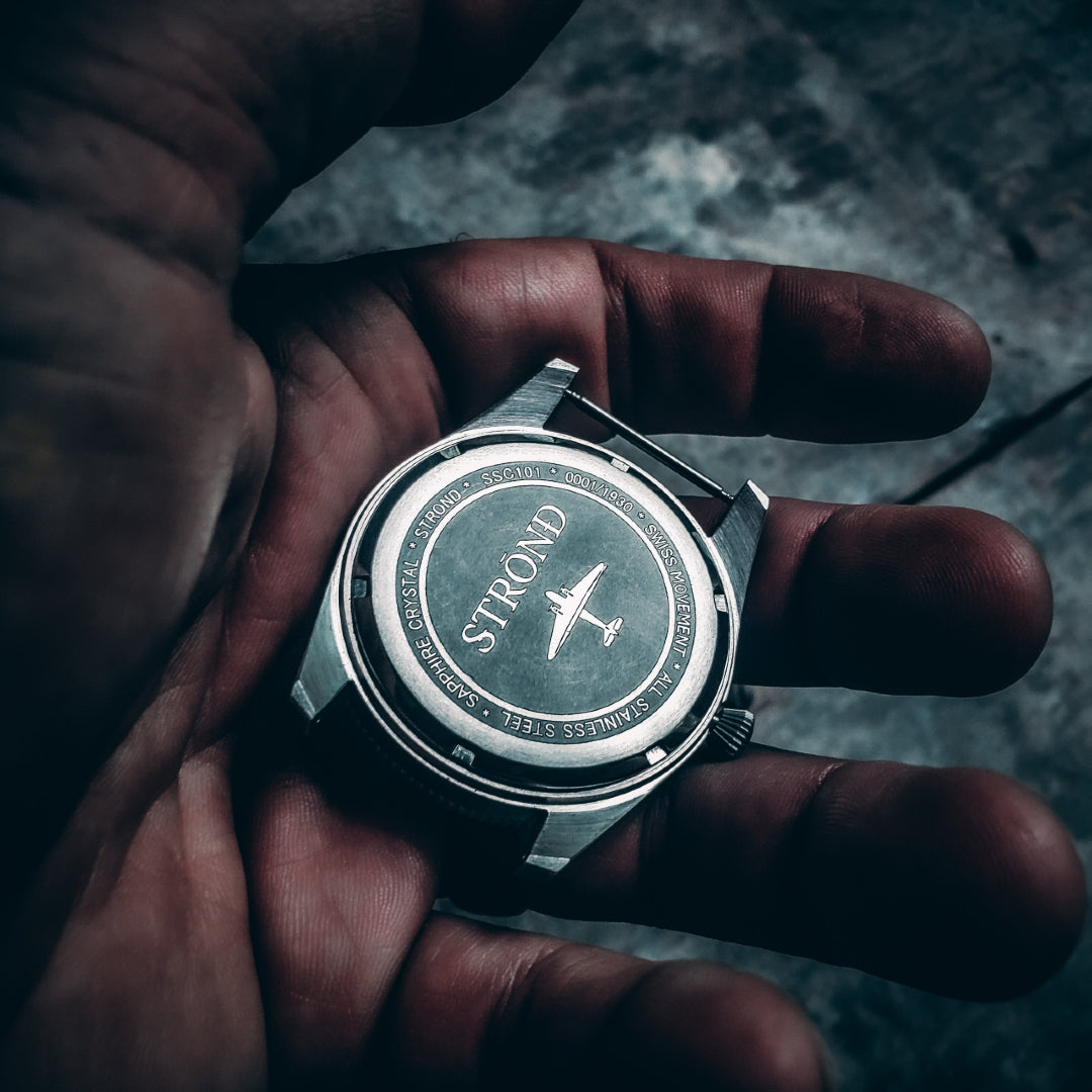 STROND SSC-101 24h GMT, All Black with Steel Bezel