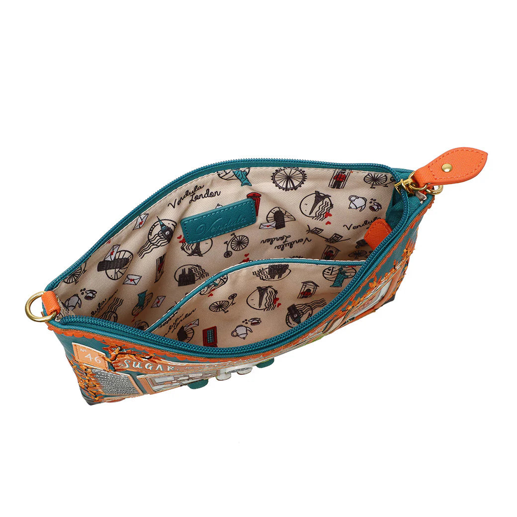 Vendula London Sugar and Spice Coffee Shop Crossbody Bag