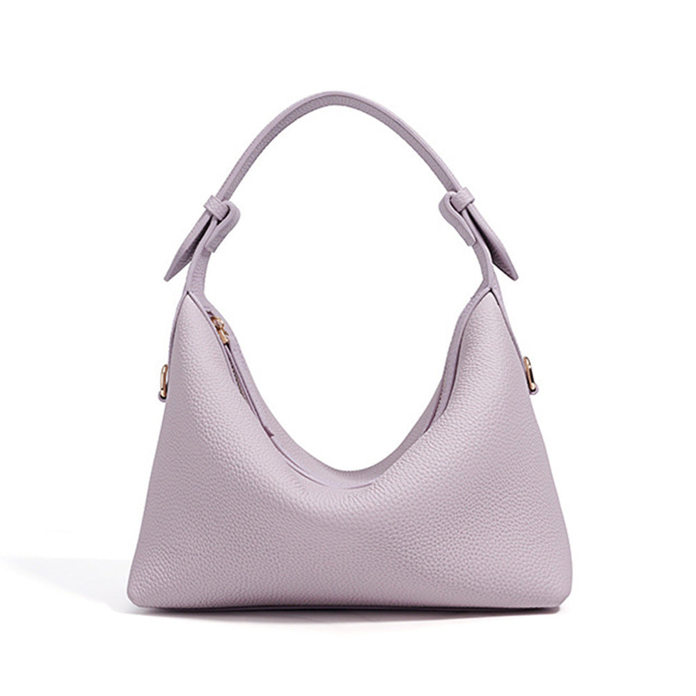 Genuine Leather Dumpling Crossbody Bag Advanced Sense - Women's All-match Commute Women's