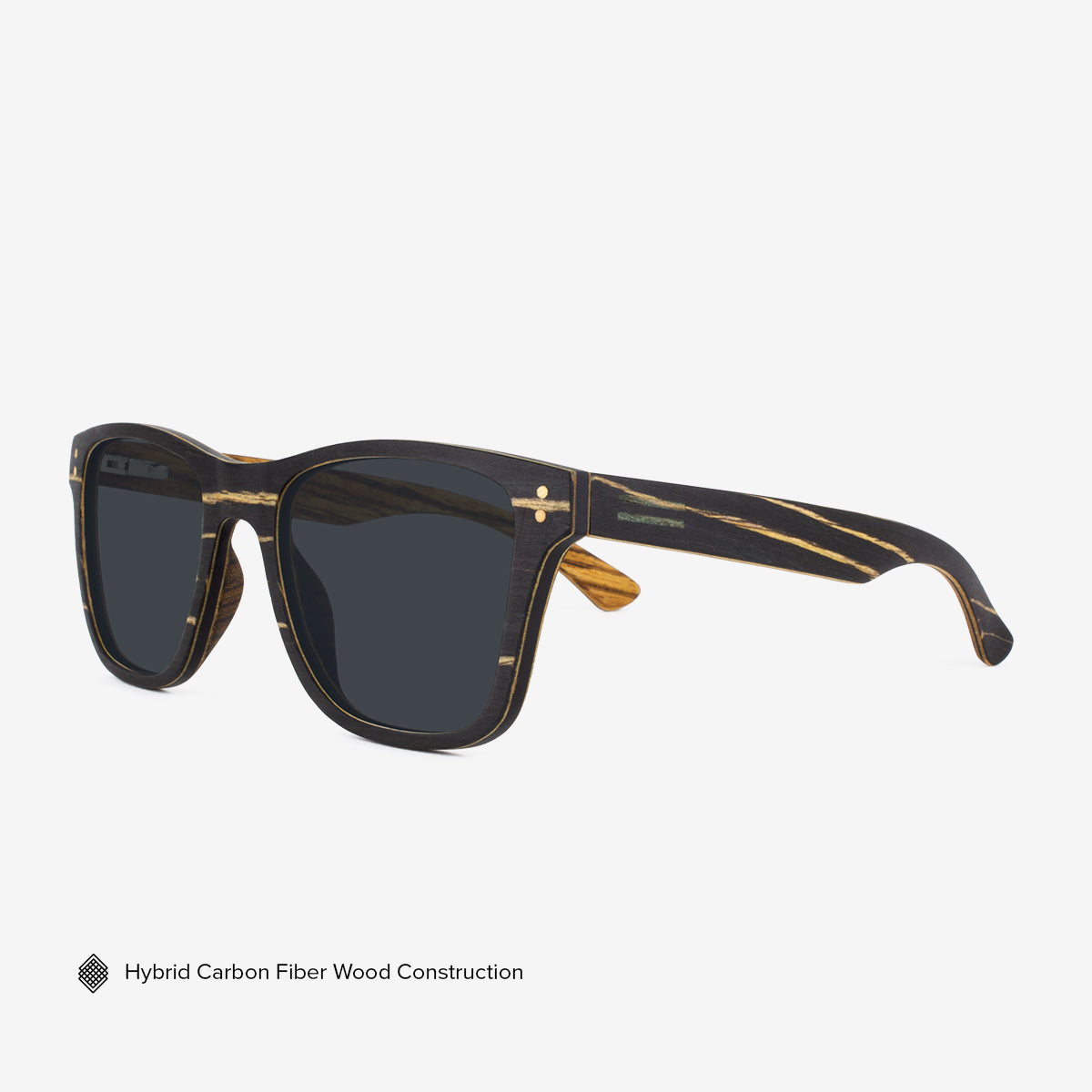 Delray - Wood & Carbon Fiber Sunglasses