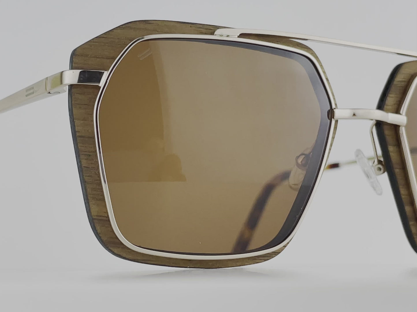 Bal Harbour - Metal & Wood Sunglasses