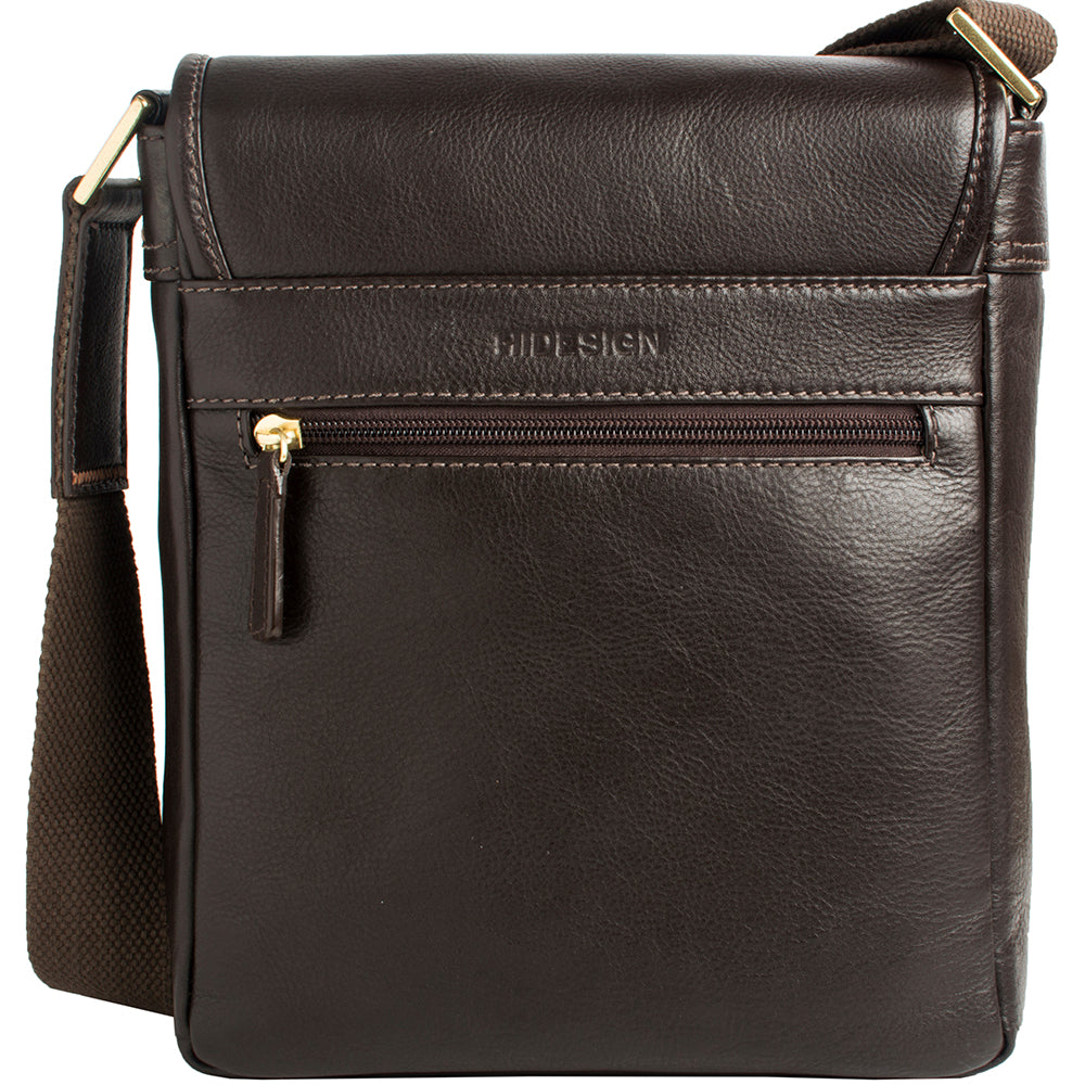 Seattle Unisex Leather Crossbody Messenger