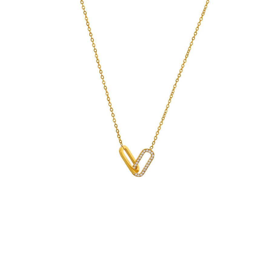 CZ Link Necklace