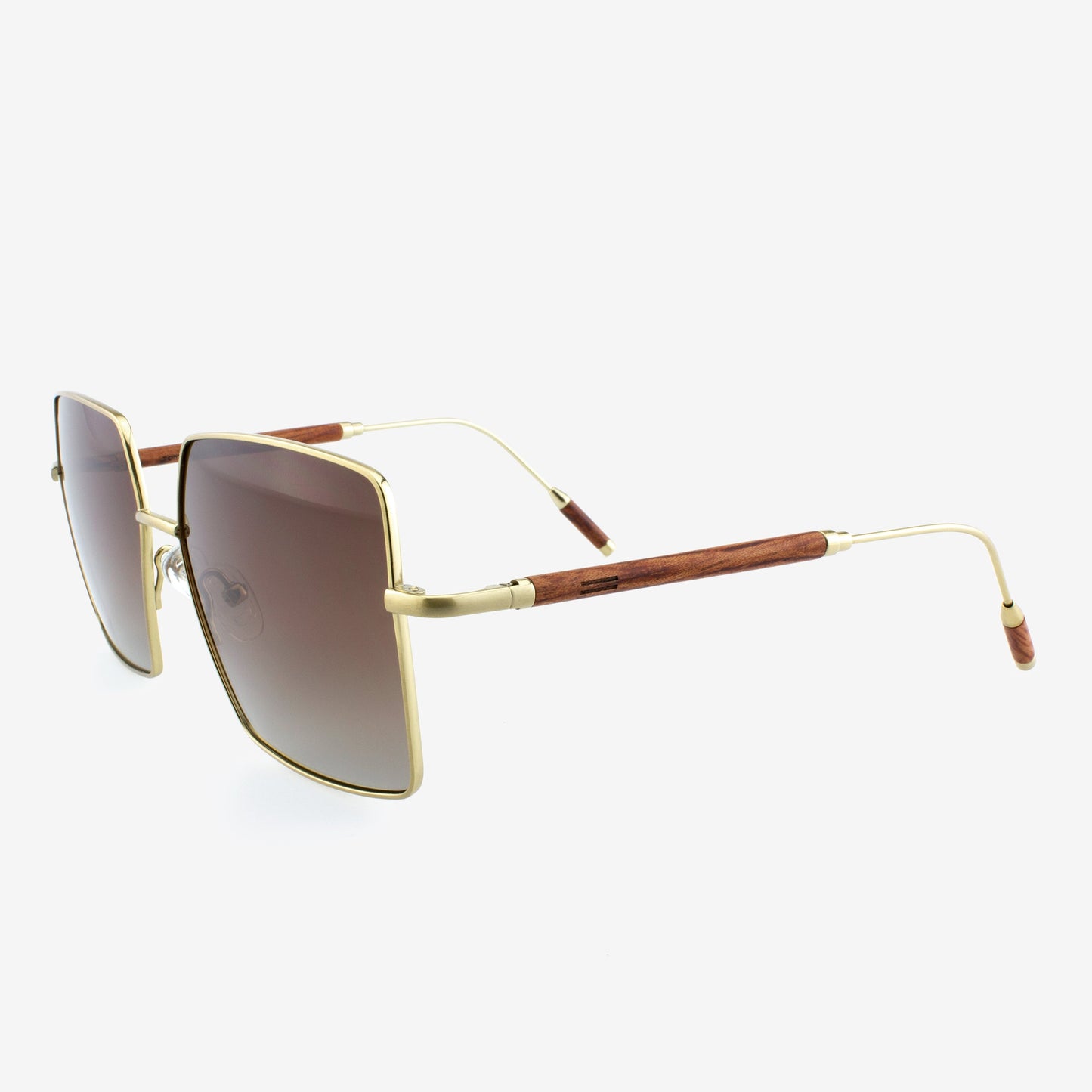 Lucie - Metal & Wood Sunglasses