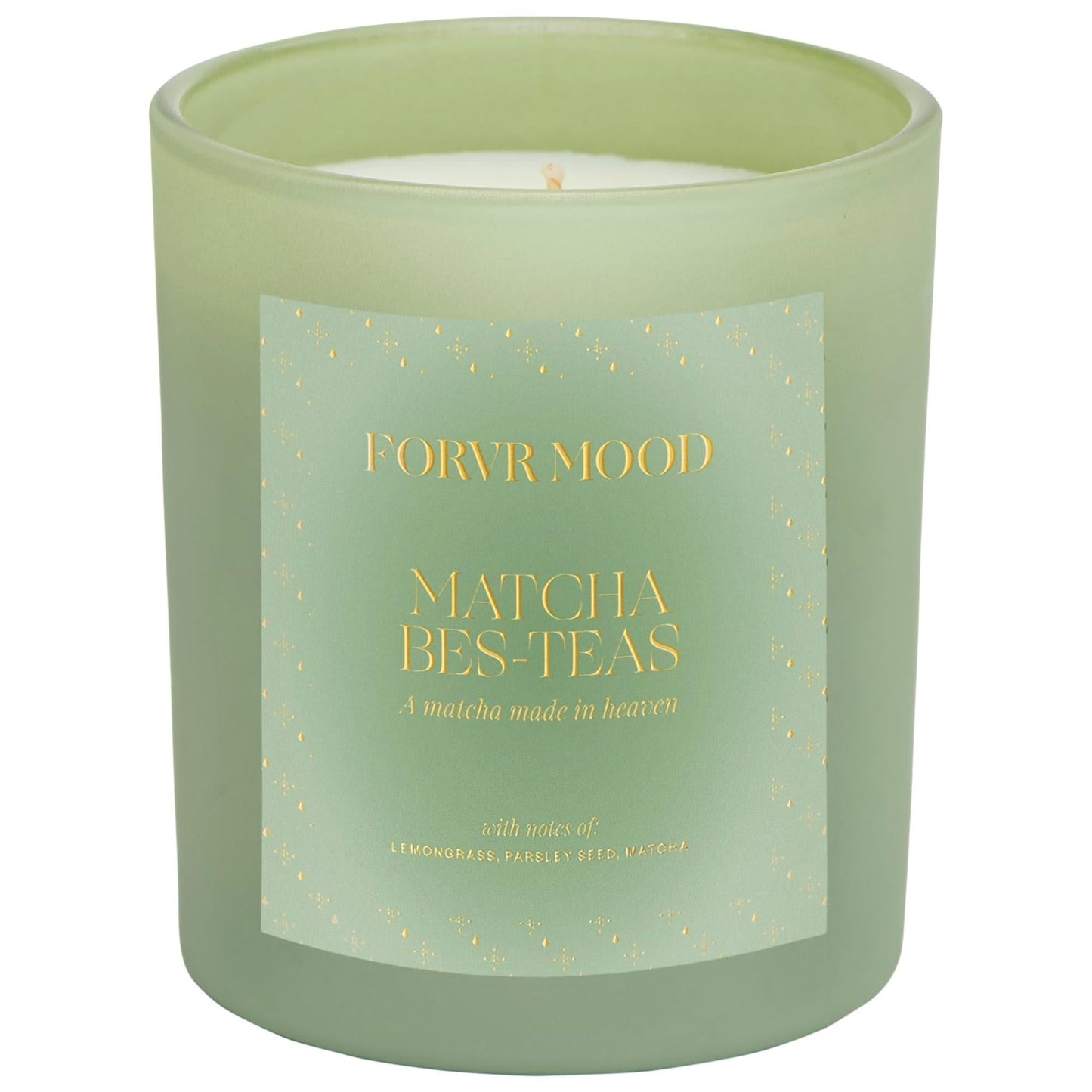 Matcha Bes-teas Candle - Long-Lasting Earthy & Woody Scented Candle for Relaxing Ambiance