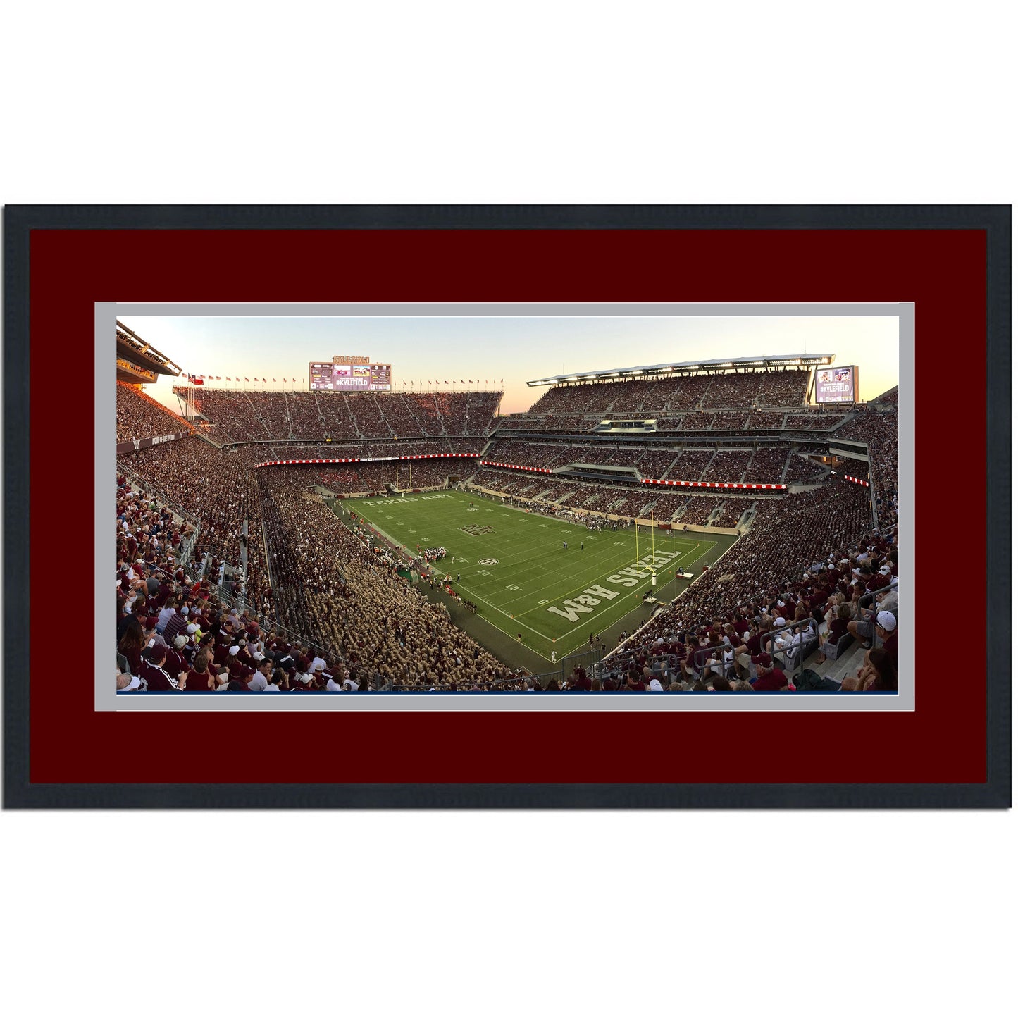 Framed Kyle Field Texas A&M Aggies 16x24 NCAA Football Photo Professionally Matted