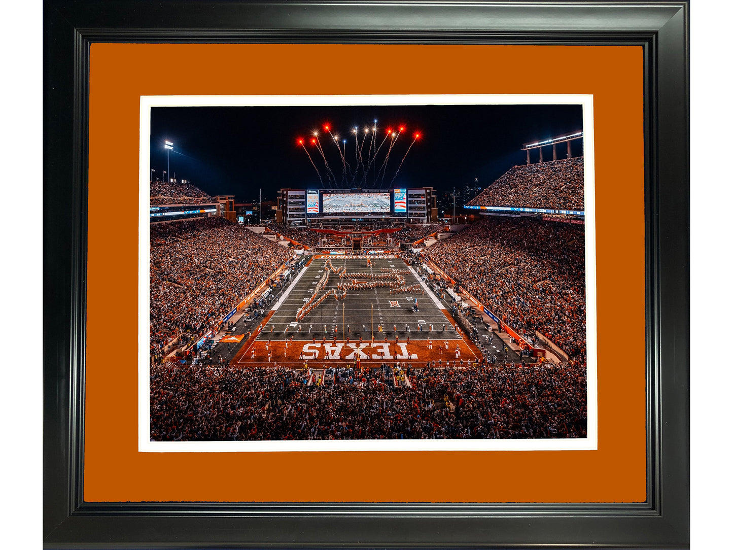 Framed DKR-Texas Memorial Stadium Texas Longhorns 11"x14" NCAA Football Photo Professionally Matted