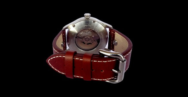 STROND DC-3 Automatic Watch Strap Leather Calfskin