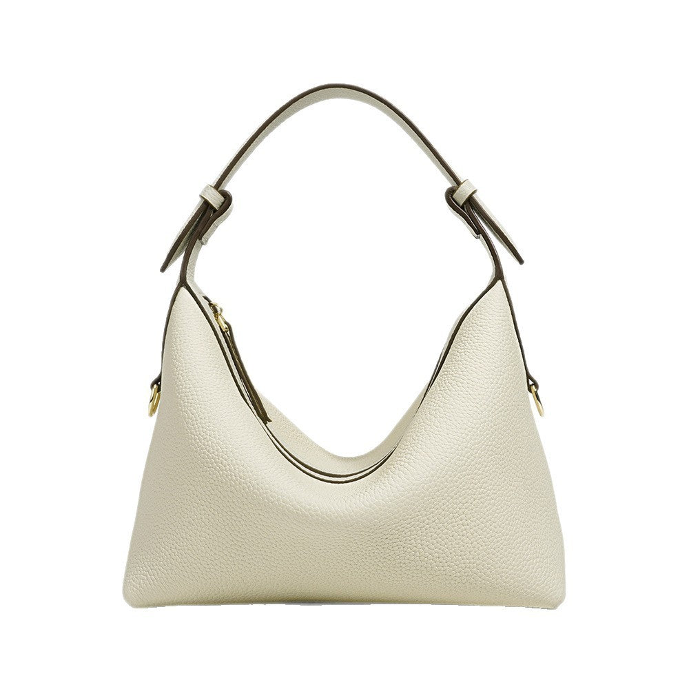 Genuine Leather Dumpling Crossbody Bag Advanced Sense - Women's All-match Commute Women's