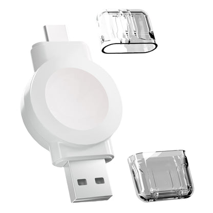 Portable Magnetic Wireless Smart Watch Charger – Cordless Travel Charger Compatible with Apple iWatch (1 Pack)