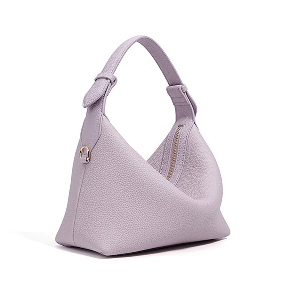 Genuine Leather Dumpling Crossbody Bag Advanced Sense - Women's All-match Commute Women's