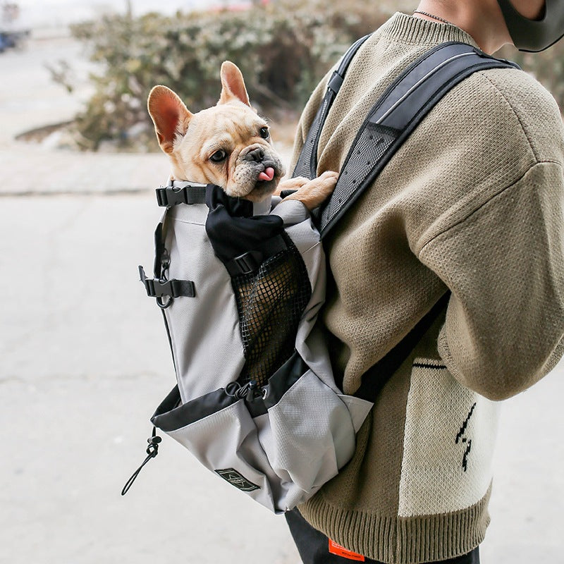 Pet Dog Carrier Bag Carrier For Dogs Double Shoulder Portable Travel Backpack Outdoor