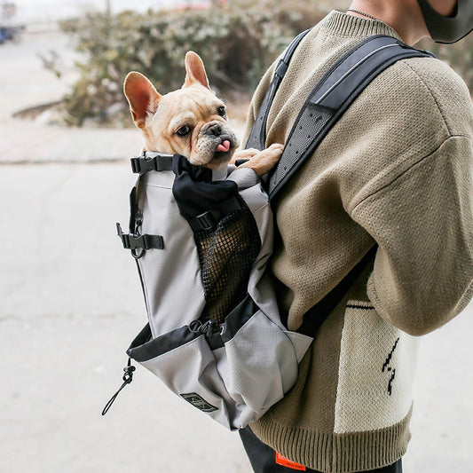Pet Dog Carrier Bag Carrier For Dogs Double Shoulder Portable Travel Backpack Outdoor