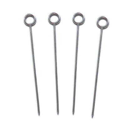 Silver It's Five o' Clock Cocktail Skewers, Picks or Piques Set | Elegant Serve ware for Every Table