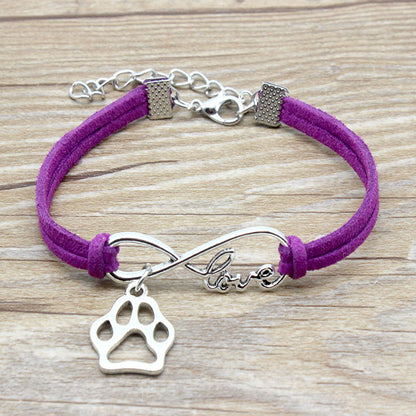 Infinite Love Pet Bracelet – Hand-Woven Tribute to Furry Companions