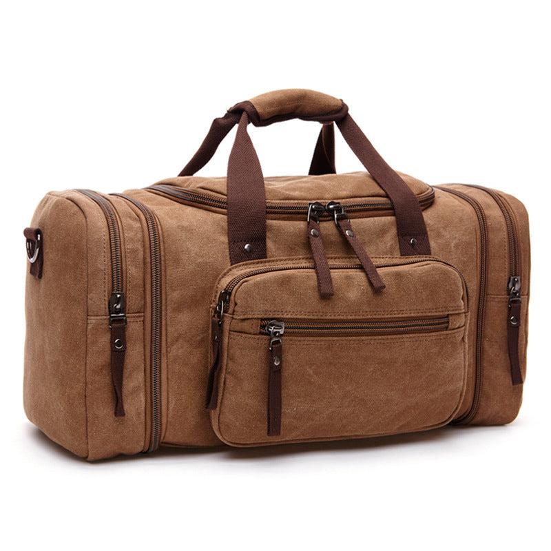 Canvas Travel Bag – Soft‑Handle Waterproof & Breathable Weekender Bag with Cotton Lining