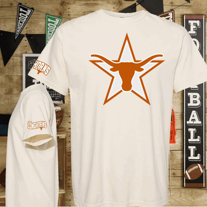 University of Texas Football Shirts, Longhorns Football sweatshirts, SEC Football, College Football, Hook em Horns, Faux Glitter Longhorn