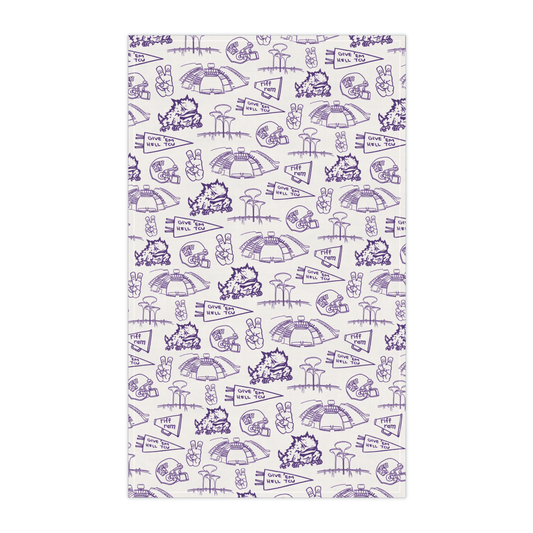 TCU Cotton Kitchen Towel