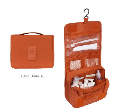 Travel Wash Bag – Compact Toiletry Organizer with Multiple Color & Pattern Options (24×20×9.5cm)