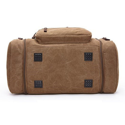 Canvas Travel Bag – Soft‑Handle Waterproof & Breathable Weekender Bag with Cotton Lining