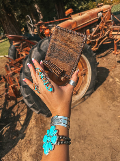 The Hazy Ryder Card Holder – Brown Leather (Haute Southern Hyde by Beth Marie Exclusive)