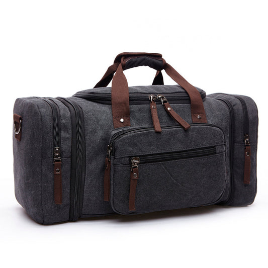 Canvas Travel Bag – Soft‑Handle Waterproof & Breathable Weekender Bag with Cotton Lining