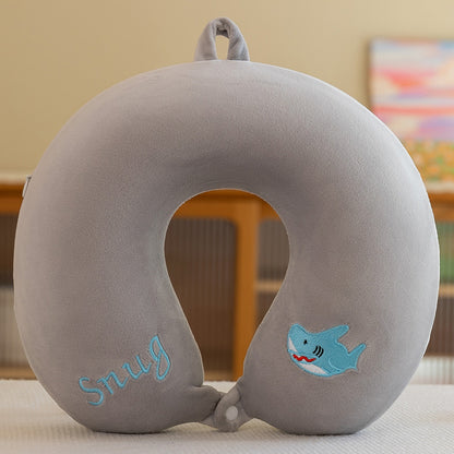 Plush Toy Cartoon Memory Cotton U-shaped Pillow