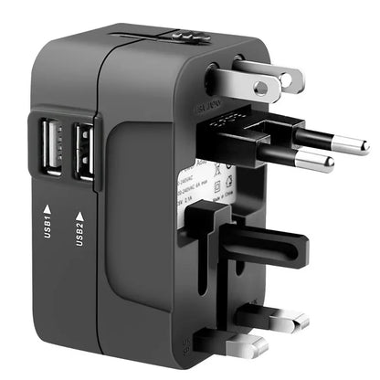 Travel Adapter – Worldwide All‑In‑One Universal Wall Charger