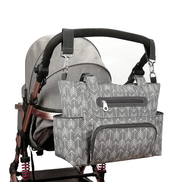 8‑Piece Baby Diaper Bag Set – Multifunctional Nappy Bags for Mom & Dad