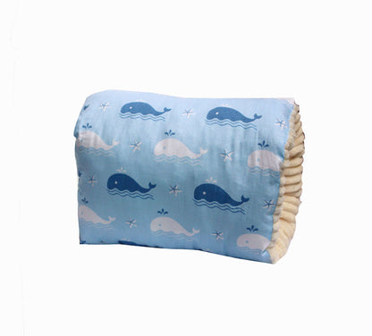 Adjustable Baby Nursing Arm Pillow – Soft Cotton Breastfeeding Cushion & Washable Support Pad (Multiple Prints)