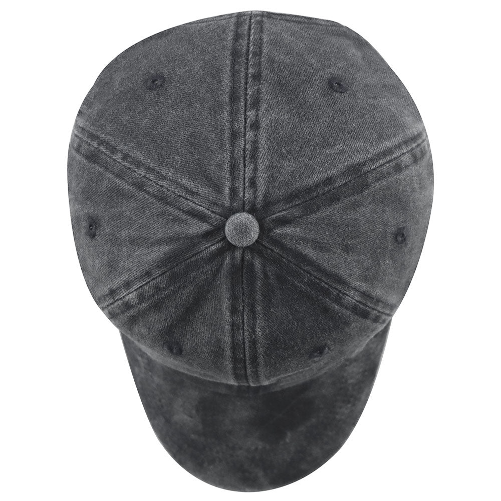 Football Heart Baseball Cap – Unisex Vintage Washed Hat for Football Fans
