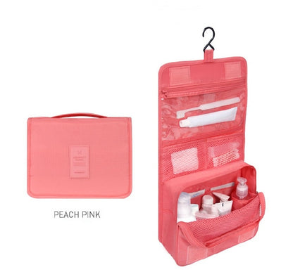 Travel Wash Bag – Compact Toiletry Organizer with Multiple Color & Pattern Options (24×20×9.5cm)