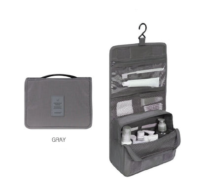 Travel Wash Bag – Compact Toiletry Organizer with Multiple Color & Pattern Options (24×20×9.5cm)