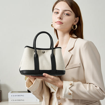 Genuine Leather Women's Crossbody Handbag – Soft Structure, Bold Color