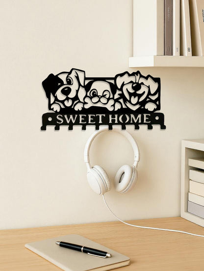 Creative Doggie Design Metal Kitchen Towel Peg - Unique Wall Hook, Personalized Home Gift