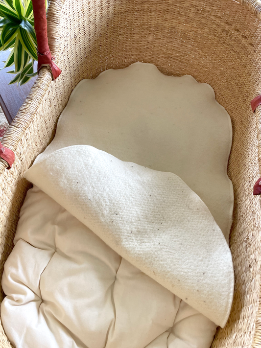 Baby Essential | Organic Wool Puddle Pad – Natural Mattress Protector