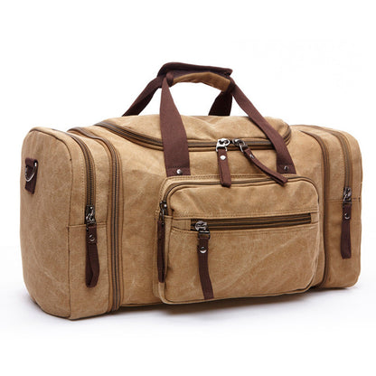 Canvas Travel Bag – Soft‑Handle Waterproof & Breathable Weekender Bag with Cotton Lining