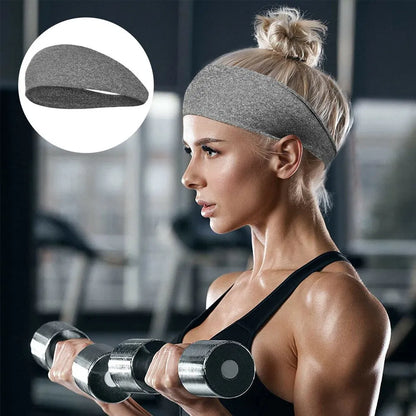 3-Pack Sports Sweatband Headbands – Stretch Fit for Men & Women